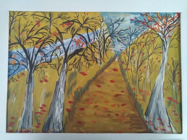 Иллюстрация к стихотворению унылая пора