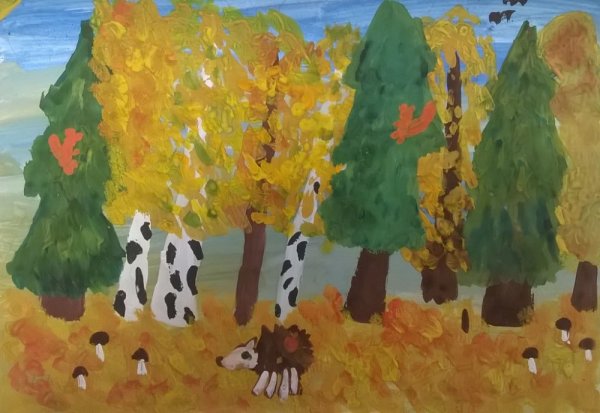 Конкурс рисунков унылая пора очей очарованье