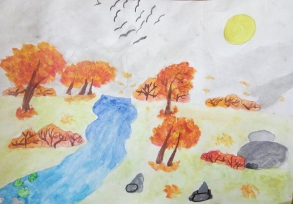 Иллюстрация к стихотворению унылая пора