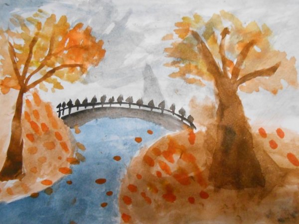 Нетрадиционное рисование унылая пора