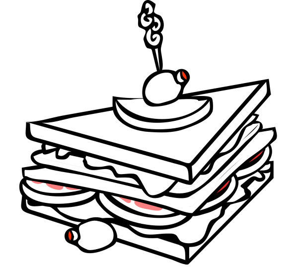 Закуски черно белые