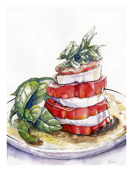 Холодные закуски рисунок