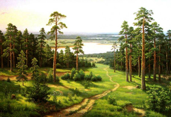 Шишкин Сосновый Бор картина