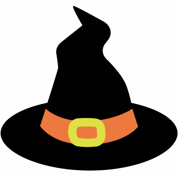 Трафарет шляпы на Хэллоуин