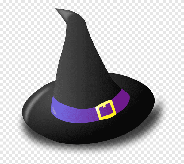 Шляпа ведьмы силуэт