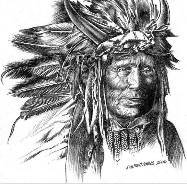 Тату индейцев Апачи