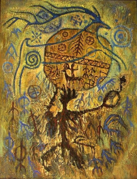 Шаман живопись Ултургашев