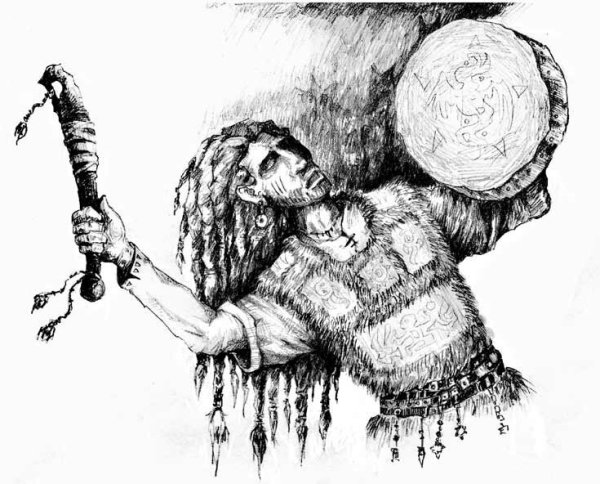 Тунгусский шаман рисунок 17 века