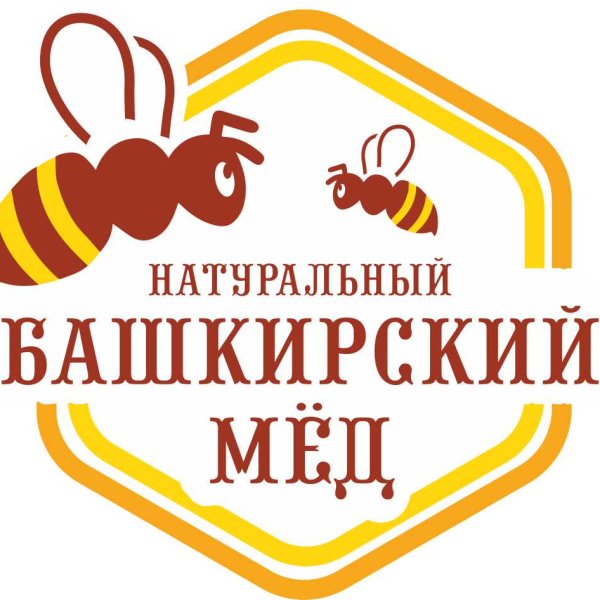 Башкирский мед надпись