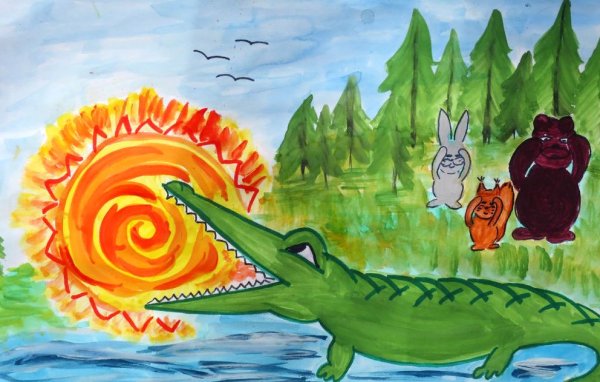 Аппликация краденое солнце