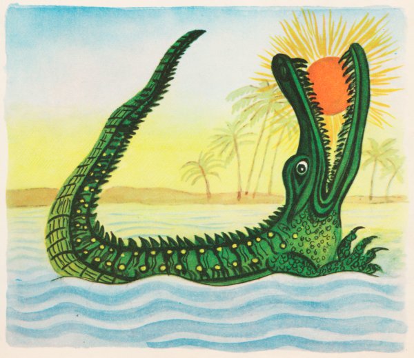 Испугался крокодил завопил заголосил