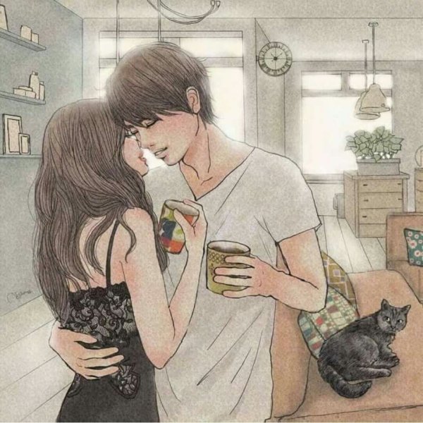 Влюбленные пары арты