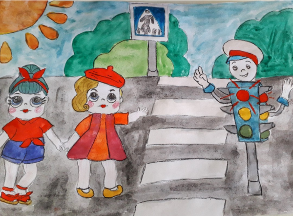 Конкурс рисунков безопасная дорога