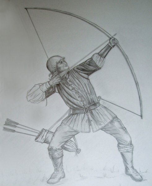 Лучник карандашом