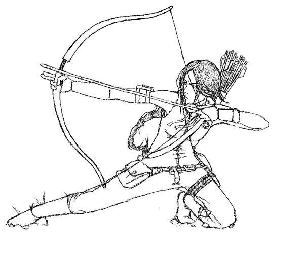 Лучник для рисования