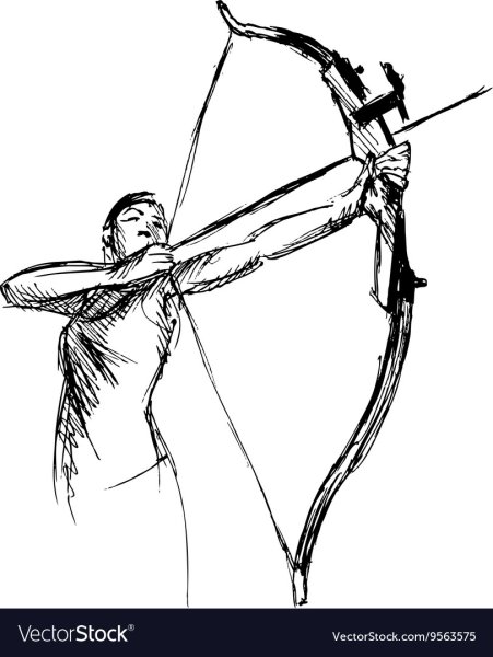 Лучник карандашом