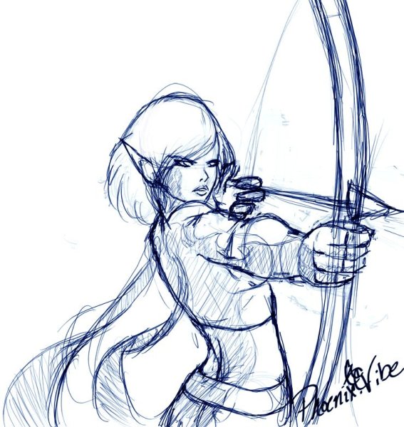 Лучница референс