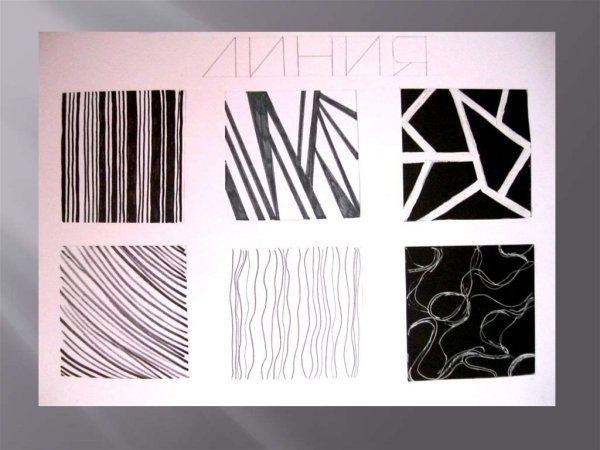 Пропедевтика точка линия пятно