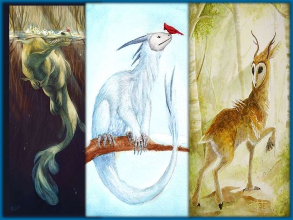 Рисовать невиданного зверя