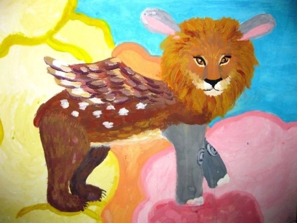 Невиданное животное рисование в подготовительной группе