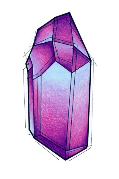 Аметист нарисовать