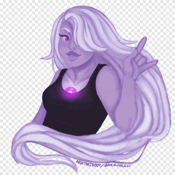 Анимация богиня аметист