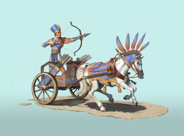 Колесничий в древнем Египте