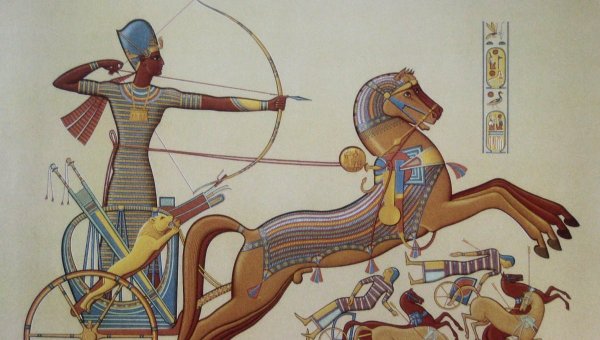 Египетский лучник древний Египет