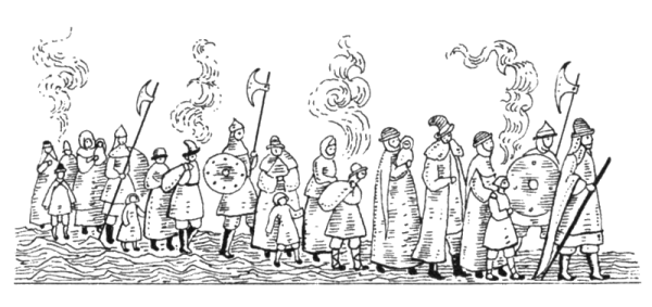 Минин и Пожарский раскраска