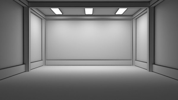 Пустая комната 3d