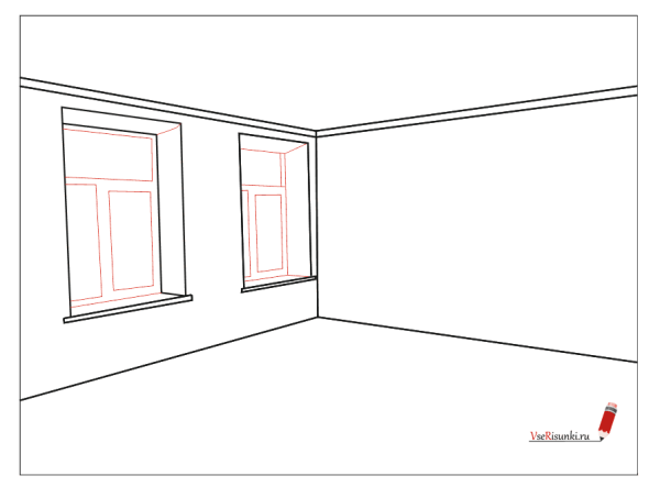 Мультяшный дом внутри