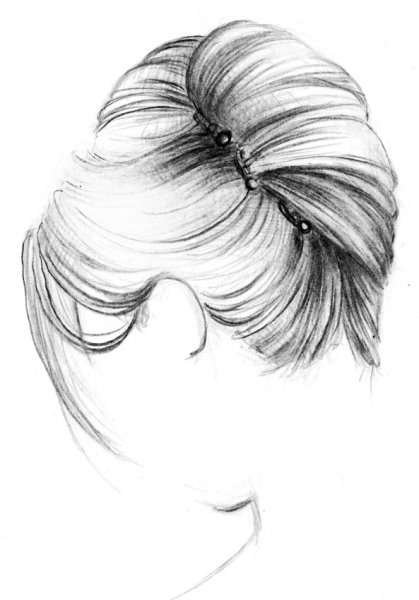 Прически рисунок