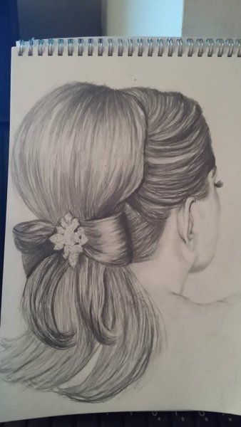 Эскиз прически