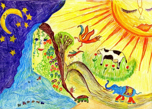 Образы земли рисунки