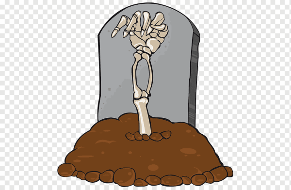 Могила мультяшная