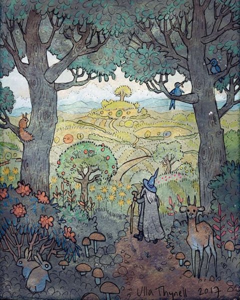 Средиземье Джона Толкиена рисунки