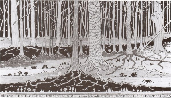 Билибин деревья