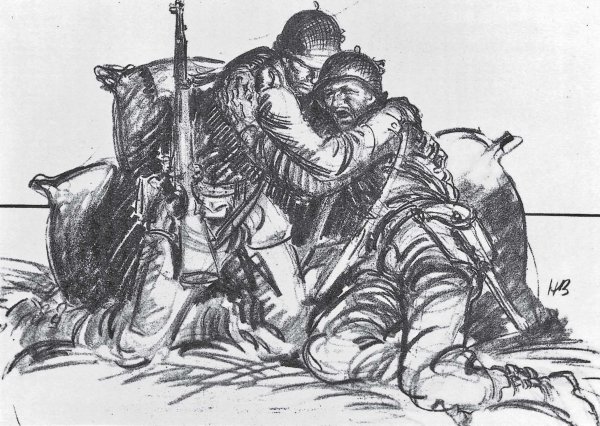 Гражданская война рисунок карандашом