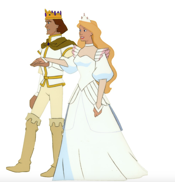 Принцесса лебедь вектор