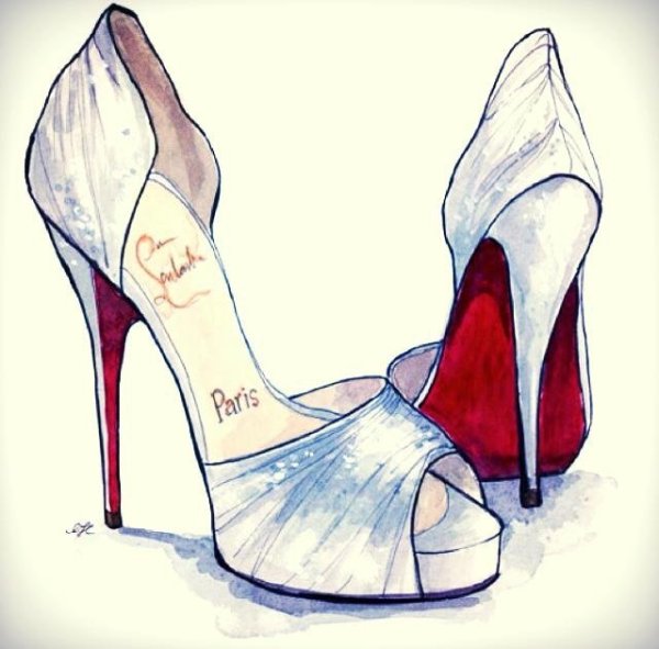 Туфли карандашом