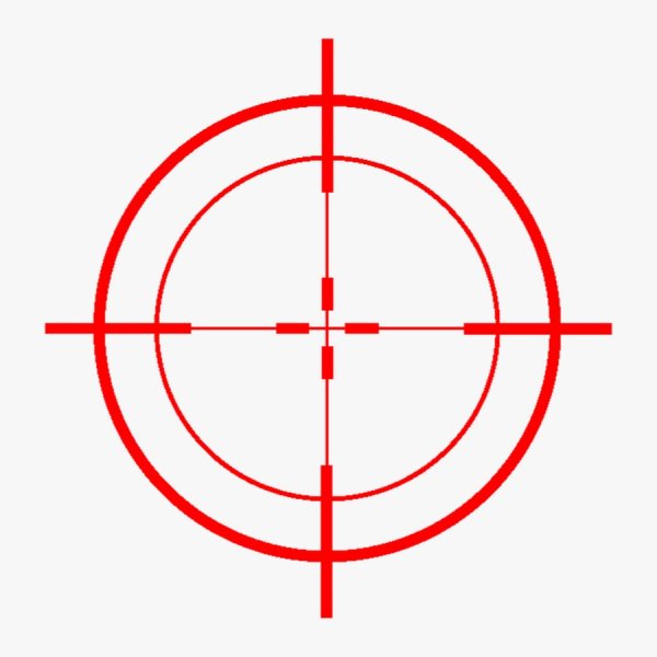 Прицел без фона