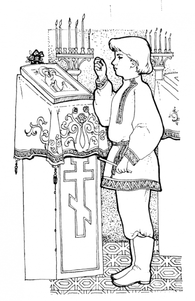 Православные раскраски для малышей