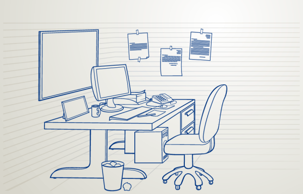 Мультяшный офис