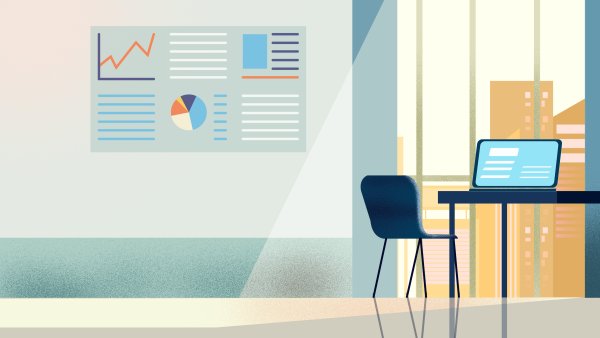 Нарисованный кабинет