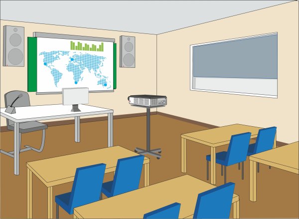 Изображение офиса для фона