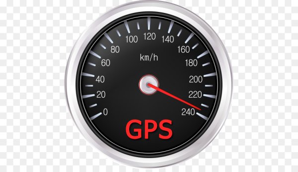 Стрелка спидометра на белом фоне