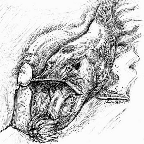 Тату Морское чудовище