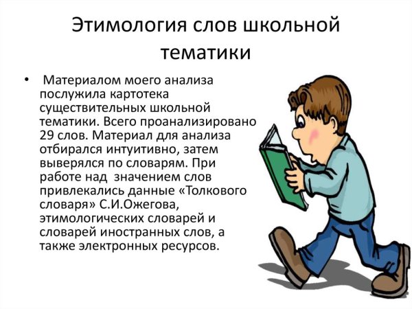 Занимательная этимология