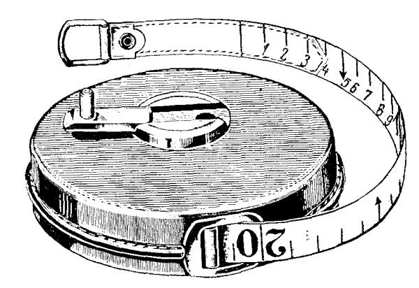 Стальная измерительная лента 20 метров СССР