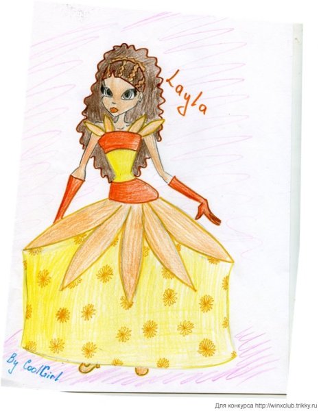 Нарисовать бал цветов